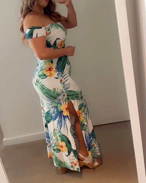 Beach Vacation Maxi Dress