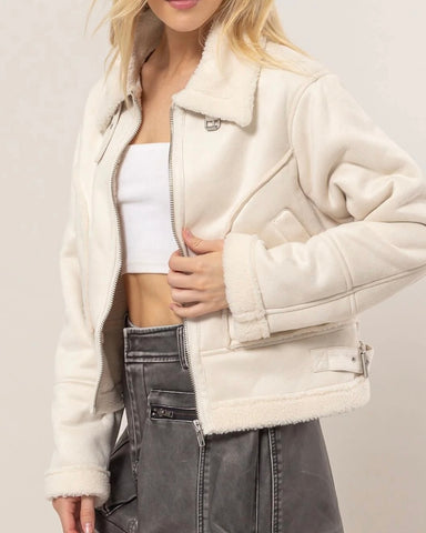 Cozy Suede Jacket